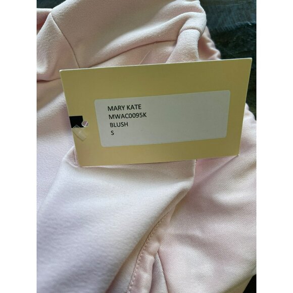 Katie May Pink Strapless Drape Back Jersey Maxi Dress Formal Sz Small NWT - Picture 8 of 8